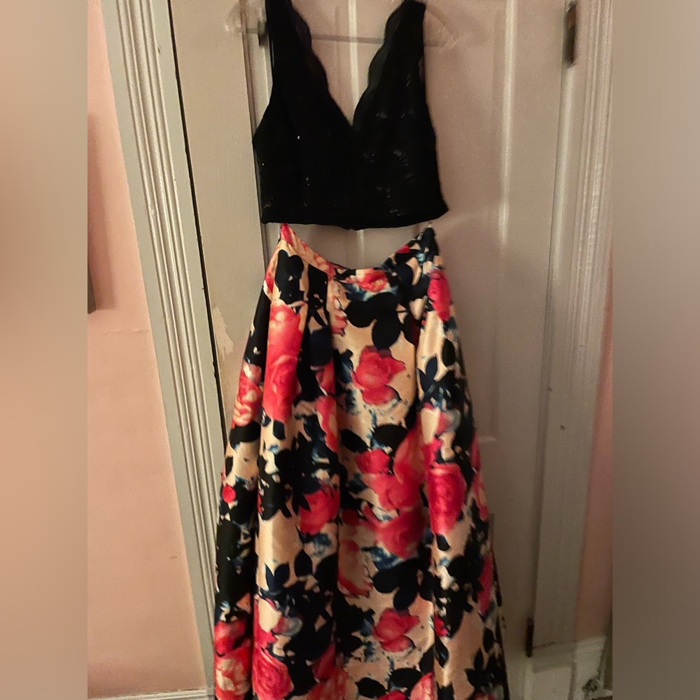 Two piece formal dress